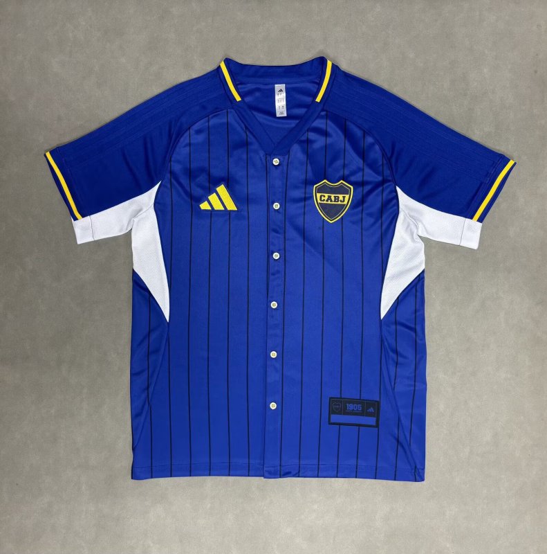 AAA Quality Boca Juniors 25/26 Special Baseball Blue Jersey AAA Quality Boca Juniors 25/26 Special Baseball Blue Jersey